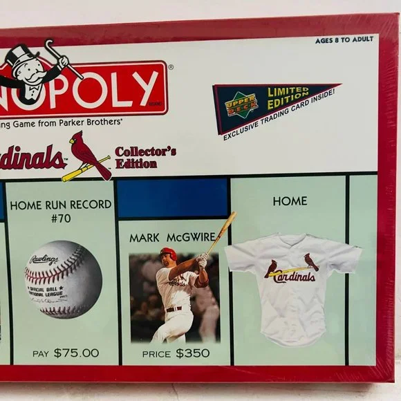 Vintage Monopoly‎ Game St Louis Cardinals Collector's Edition 2001 New Sealed